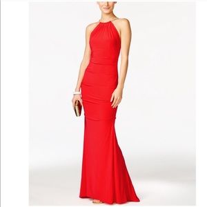 Xscape Red Evening Gown Dress Size 2